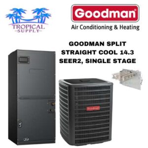 Goodman 2.5 Ton 14.3 Seer Straight Cool Split System